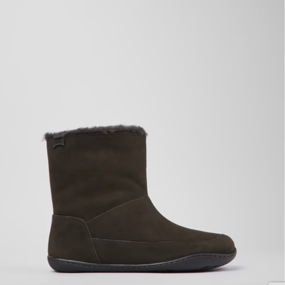 Camper - Peu Gray nubuck boots for women size 8.5 - Picture 3 of 5